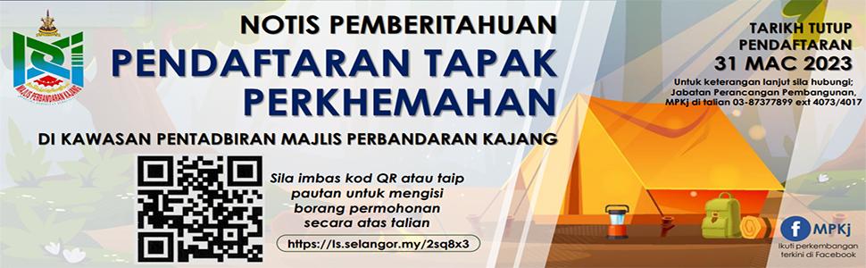pendaftaran tapak perkhemahan